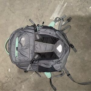 The North Face Light Gray Backpack